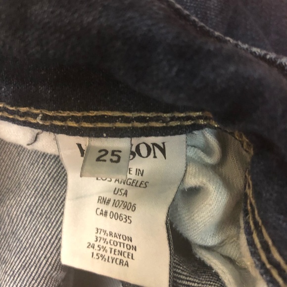 Hudson Dark Wash Flap Pockets Flare Jeans - Picture 7 of 8